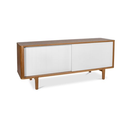 Buffet Bicolore De Style Scandinave - Brate Bois Naturel