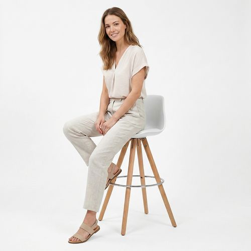 Tabouret De Bar Avec Coussin De Style Scandinave Muriel - Bois Gris Foncé