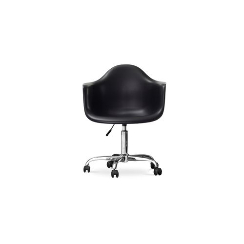 Chaise De Bureau Avec Accoudoirs - Chaise De Bureau à Roulettes - Emery Mauve