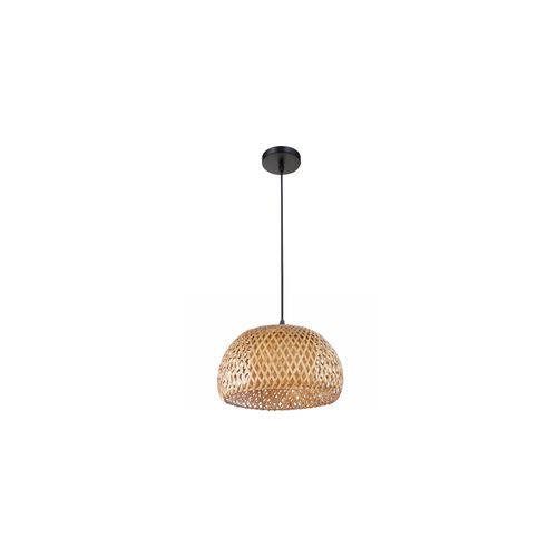 Plafonnier Tressé Design Boho Bali - Bambou Bois Naturel