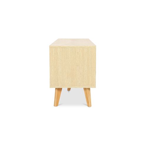 Meuble TV En Bois - Design Scandinave -  Erica  Jaune