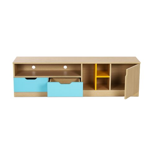 Meuble TV En Bois - Design Scandinave - Yumi Multicolore