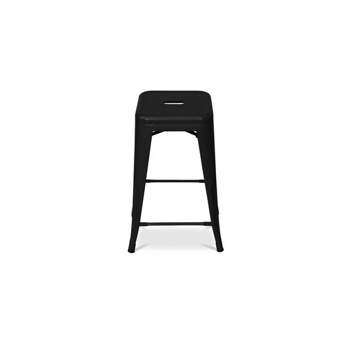 Tabouret Bistrot Metalix Métal Mat - 60cm  Vert Clair