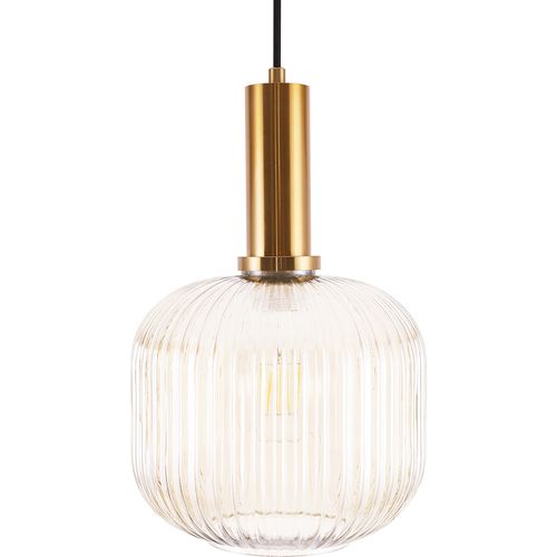 Lampe De Plafond Design Moderne, Verre Et Métal - Genoveva Vert