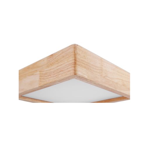 Plafonnier LED En Bois Design Scandinave - Lares Bois Naturel