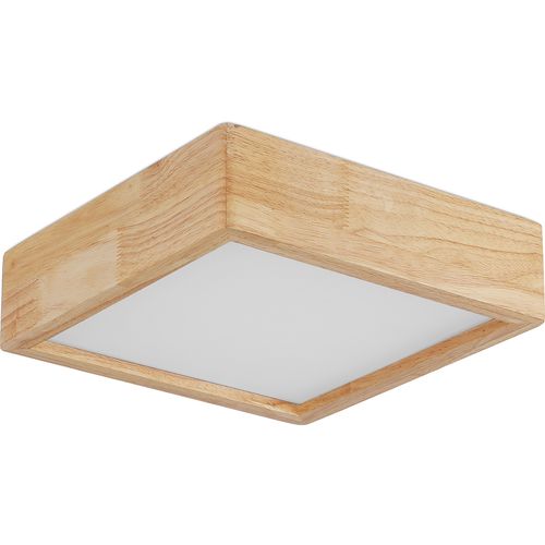 Plafonnier LED En Bois Design Scandinave - Lares Bois Naturel