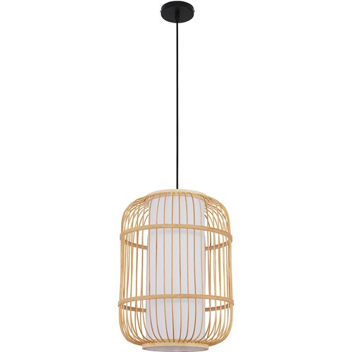 Supension Design Design Boho Bali En Bambou  Bois Naturel