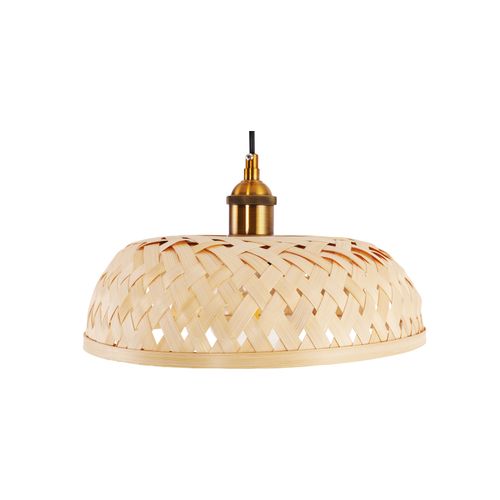 Lampe Suspendue De Style Boho Bali En Bambou Bois Naturel