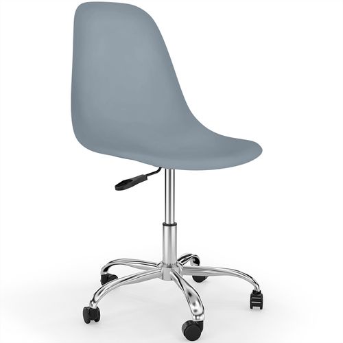 Chaise De Bureau Pivotante à Roulettes - Brielle Gris Clair