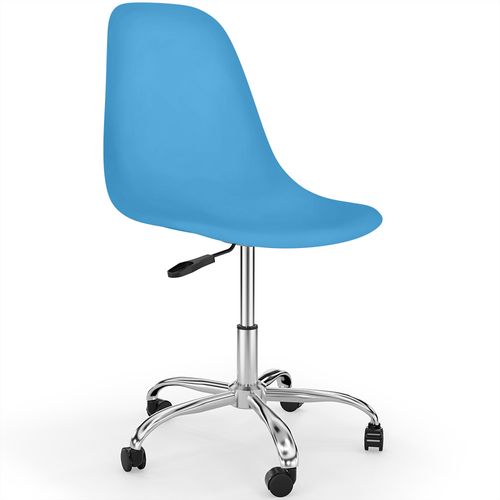 Chaise De Bureau Pivotante à Roulettes - Brielle Bleu