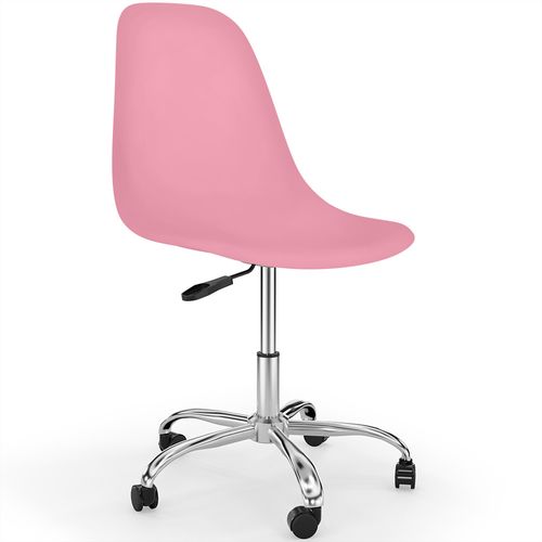 Chaise De Bureau Pivotante à Roulettes - Brielle Rose