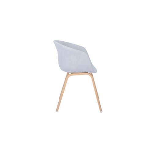 Chaise De Salle à Manger Design Avec Accoudoirs Gris Foncé