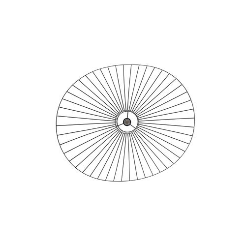 Lampe à Suspension Vertice - Métal - 140cm Blanc