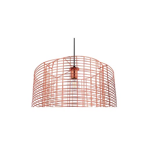 Suspension à Structure En Fil Doré