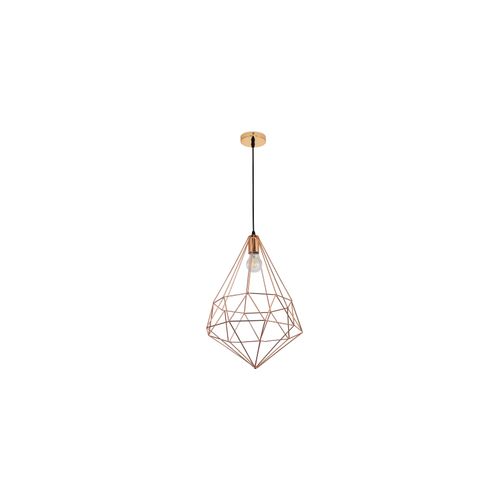 Lampe à Pendentif De Style Rétro En Diamant Doré