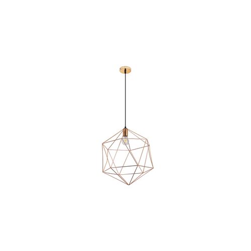 Lampe Suspendue En Fil De Fer De Conception Rétro Noir