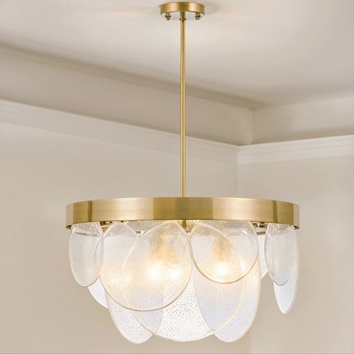 Lampe Suspendue En Verre Design - Loren Doré