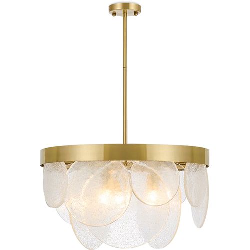 Lampe Suspendue En Verre Design - Loren Doré