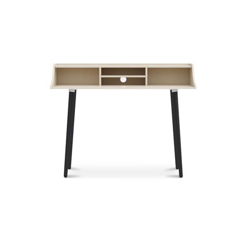 Bureau En Bois Design Style Scandinave - Eldrid Bois Naturel