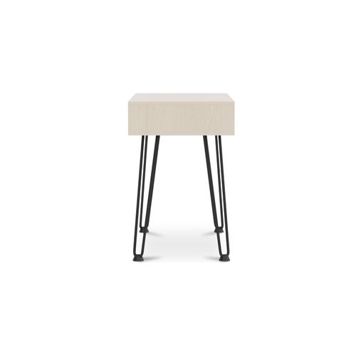 Bureau En Bois Design Pieds Hairpin Style Scandinave - Hakon Bois Naturel