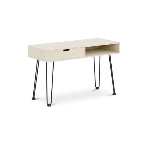 Bureau En Bois Design Pieds Hairpin Style Scandinave - Hakon Bois Naturel