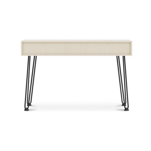 Bureau En Bois Design Pieds Hairpin Style Scandinave - Hakon Bois Naturel