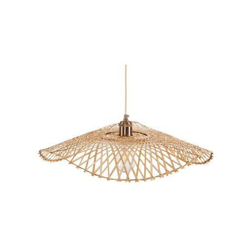 Lampe Suspendue Boho Bali Design En Bambou Tissé - Imani Doré