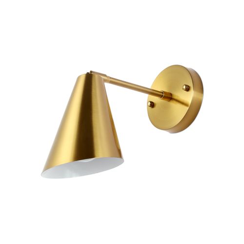 Lampe Murale Avec Abat-jour Orientable, Laiton - Roser Doré