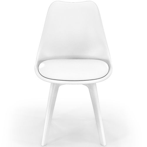 Premium Chaise Brielle Avec Coussin De Style Scandinave  Bleu Clair