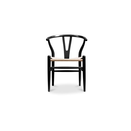 X2 Chaise De Salle à Manger Design Scandinave Bois Assise En Corde - Wish Bois Naturel