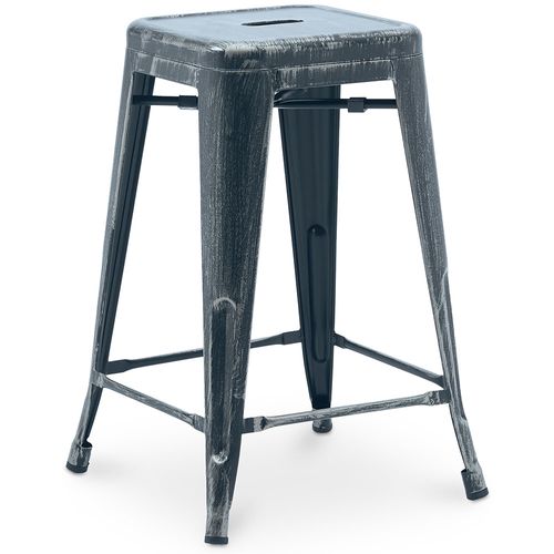 Tabouret De Bar - Design Industriel - 60cm - - Metalix Industriel