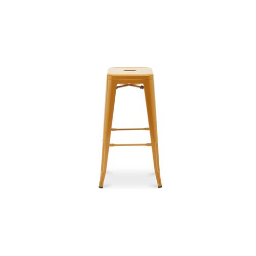 Tabouret De Bar - Design Industriel - 76cm - Nouvelle Édition- Metalix Acier