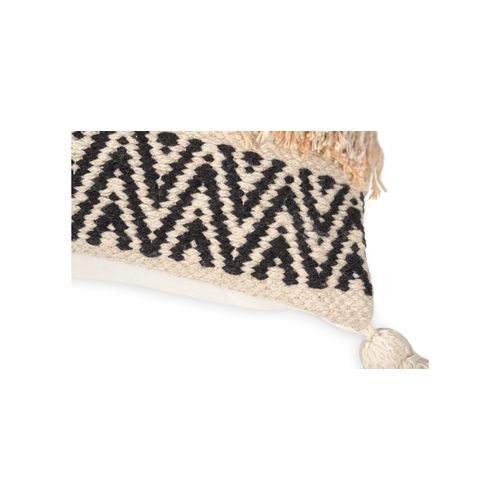 Coussin Carré Design Boho Bali En Coton Housse + Remplissage - Ava Multicolore