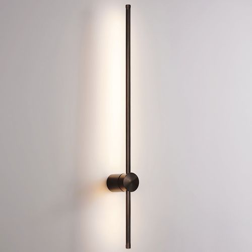 Applique Murale LED Style Moderne, Aluminium, 100cm - Grobe Noir