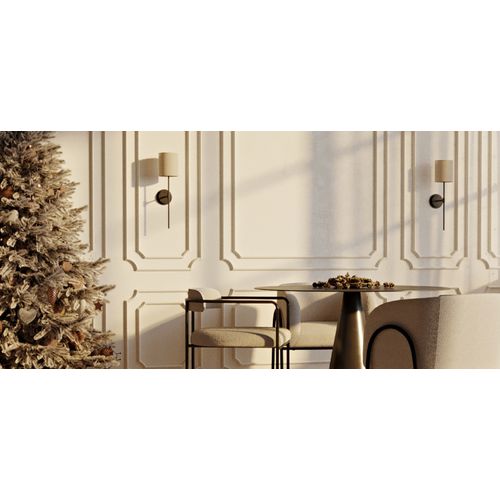 Applique Murale - Lampe Noire Avec Abat-jour En Tissu - Norman Noir