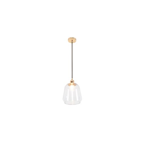 Lampe Suspendue Amaia - Verre Et Métal Gris