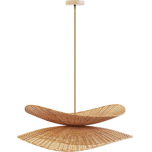 Lampe Suspendue En Rotin - Boho Bali - Futaw Naturel