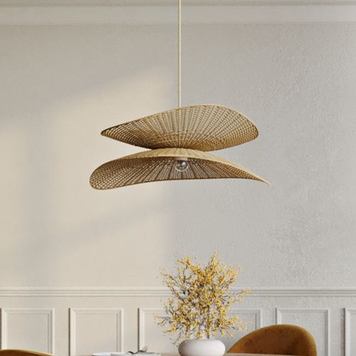 Lampe Suspendue En Rotin - Boho Bali - Futaw Naturel