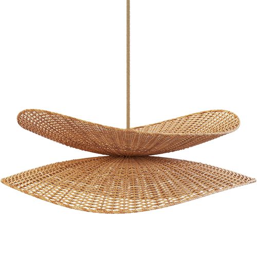 Lampe Suspendue En Rotin - Boho Bali - Futaw Naturel
