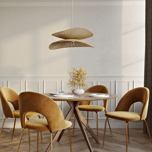 Lampe Suspendue En Rotin - Boho Bali - Futaw Naturel