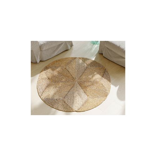 Tapis Rond En Jute - Boho Bali - 100 Cm - Ubba Naturel
