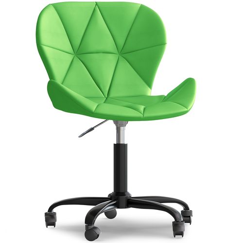 Chaise De Bureau Tapissée En Pu - Winka Structure Noire Vert