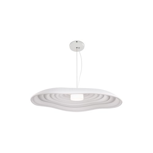 Lampe Suspendue En Résine - Xana Blanc