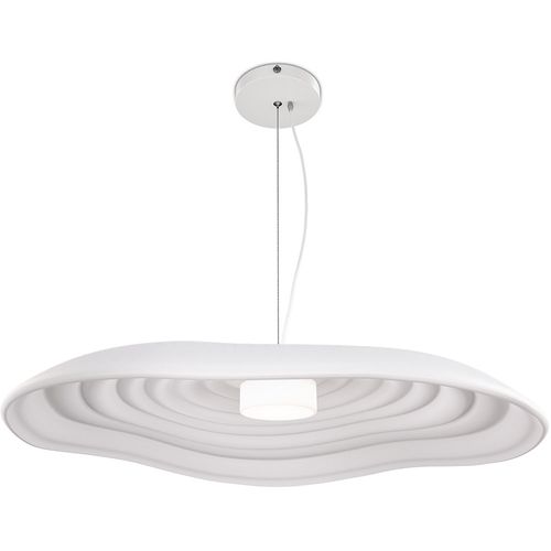 Lampe Suspendue En Résine - Xana Blanc