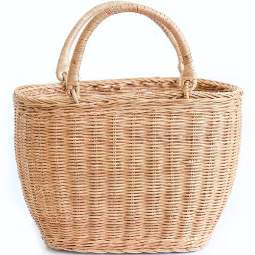 Panier En Rotin Avec Poignées - Frinay Naturel