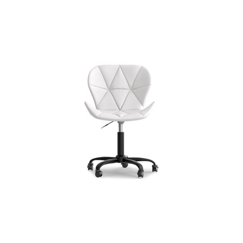 Chaise De Bureau Tapissée En Pu - Winka Structure Noire Bleu