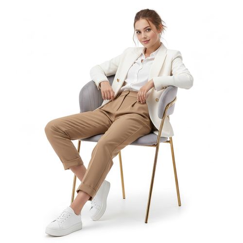 Chaise De Salle à Manger - Tapissée En Velours - Lona Jaune