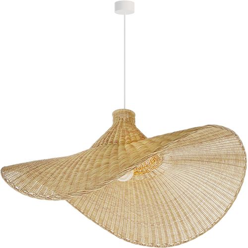 Lampe De Plafond En Rotin - Style Boho Bali - Greya Naturel