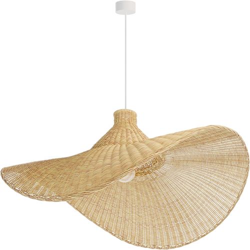 Lampe De Plafond En Rotin - Style Boho Bali - Greya Naturel