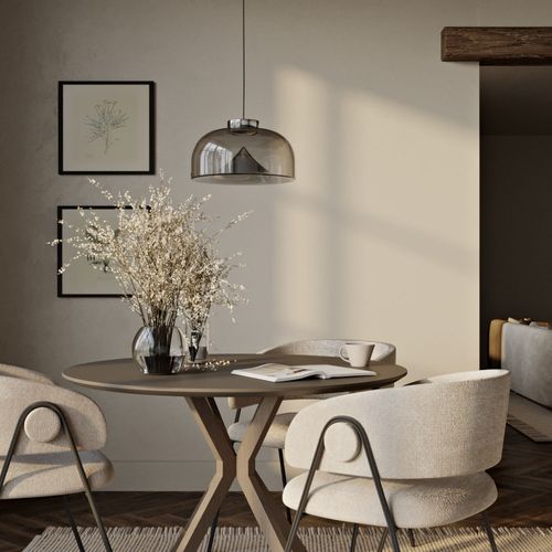 Lampe Suspension En Cristal - Design Moderne - Monai Ambre